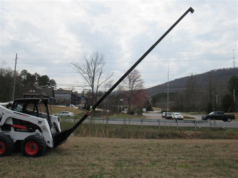 skid steer boom poles|skid steer telescoping boom pole.